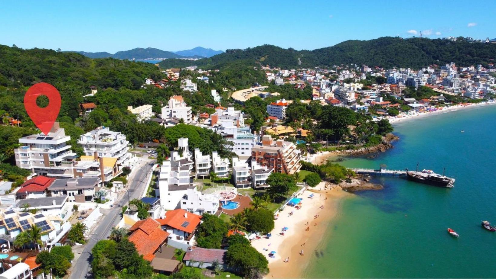 1079 - Apartamento Com Vista Para O Mar Em 邦比尼亚斯 外观 照片