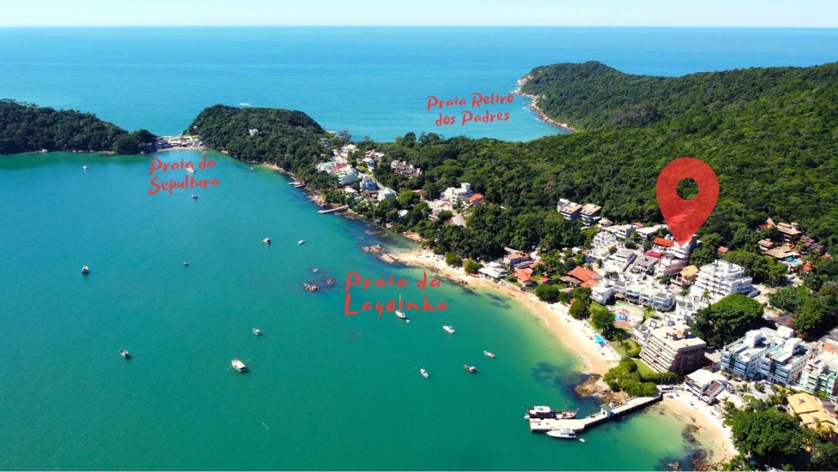 1079 - Apartamento Com Vista Para O Mar Em 邦比尼亚斯 外观 照片